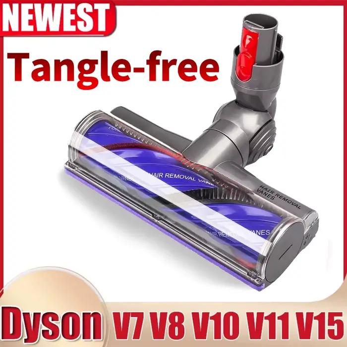 Pour Dyson V7 V8 V10 V11 V15 aspirateur Anti Entangleme tête de nettoyage à entraînement Direct, tête de nettoyage de tête de moteur brosse outil de Turbine