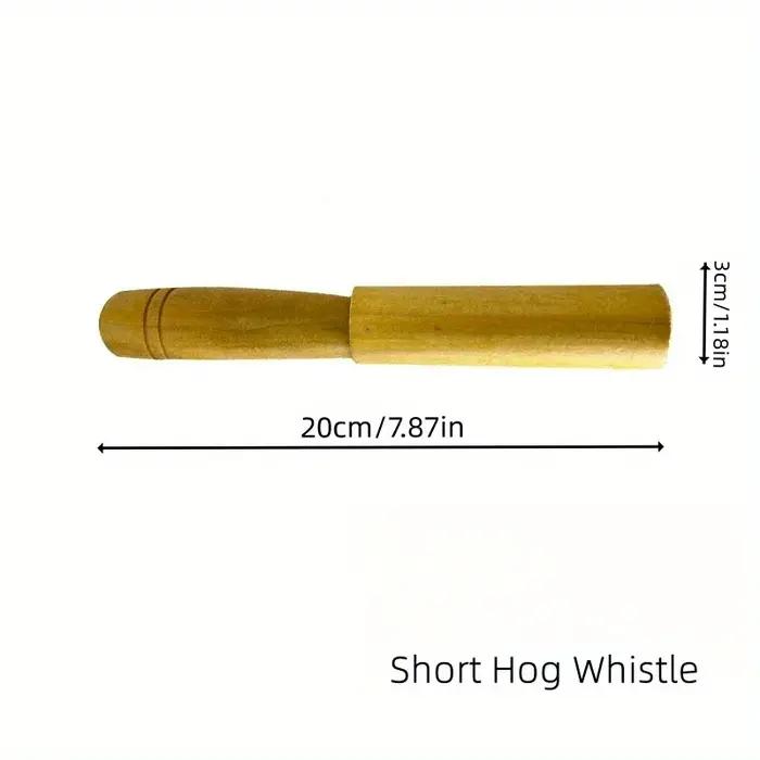 Sifflet en bois pour appel sanglier sauvage - reproduction sonore facile pour équipement de chasse extérieur