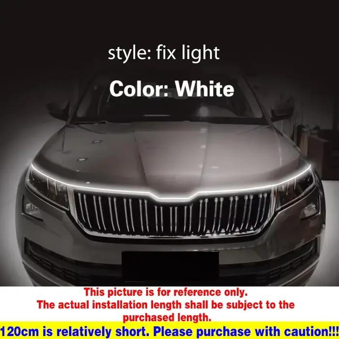 1 pièces pour Skoda Kodiaq 2016-2023 LED feux diurnes DRL lumière du jour feu de conduite antibrouillard bande lumineuse