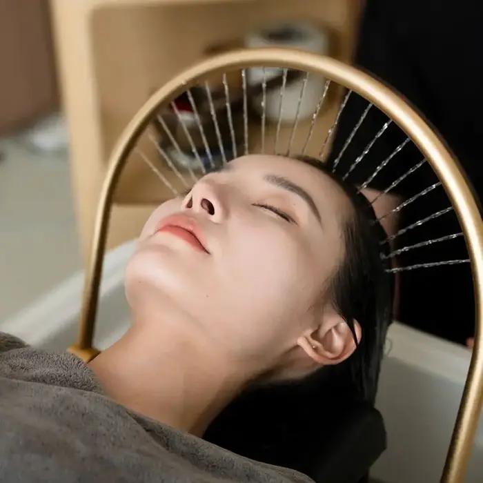 Pompe de sortie d'eau pour spa capillaire de salon de coiffure, équipement de massage, dispositif de lavage de cheveux pour lit de lavage, pommeau de douche