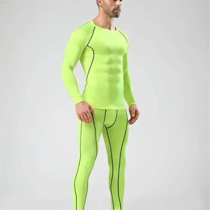 Legging serré de compression à séchage rapide pour homme, pantalon de jogging, bas d'entraînement, d