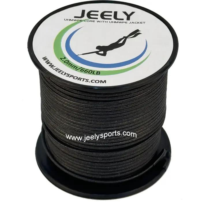 Noyau UHMWPE de 2 mm 50 m avec ligne de pêche sous-marine à veste Uhmwpe