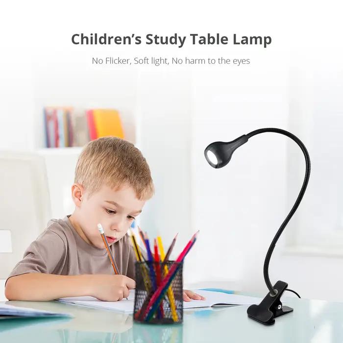 Lampe de Table USB 5V avec support à Clip, accessoires de bureau flexibles pour bureau, chambre à co