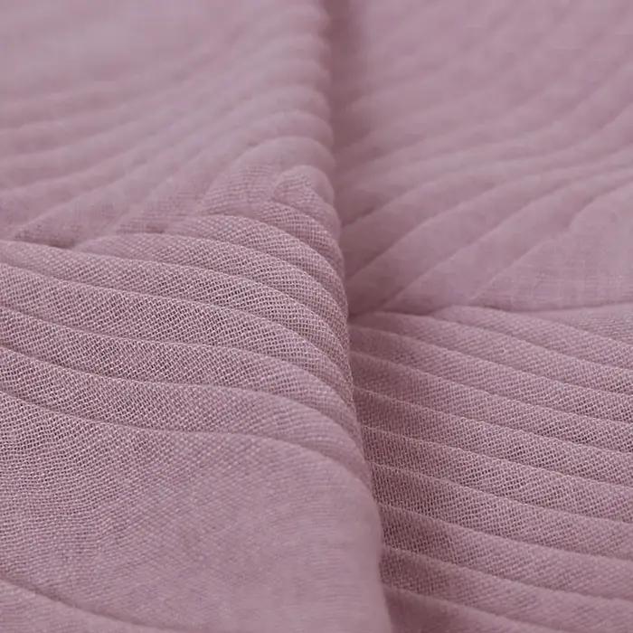 Écharpe plissée en coton pour femme, voile musulman, châle rond déformable, hijab islamique, grande