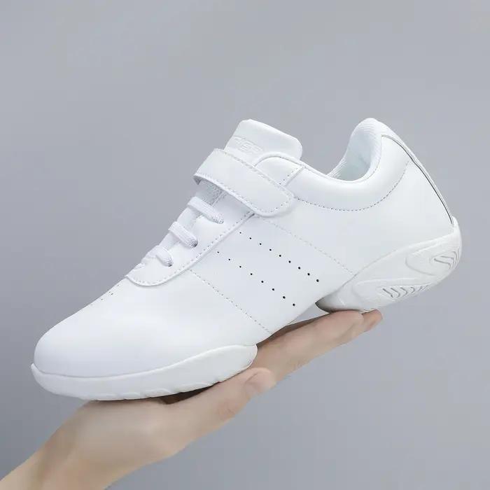 BAXINIER – chaussures de danse de pom-pom girl blanches pour filles, baskets d'entraînement athlétiq