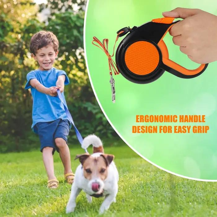 Laisse de marche rétractable pour animaux de compagnie