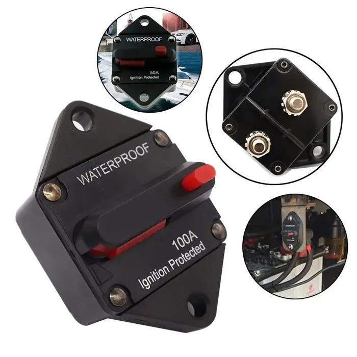 20-200A 12V 48V amplificateur Audio de voiture disjoncteur porte-fusible adaptateur de Refit stéréo