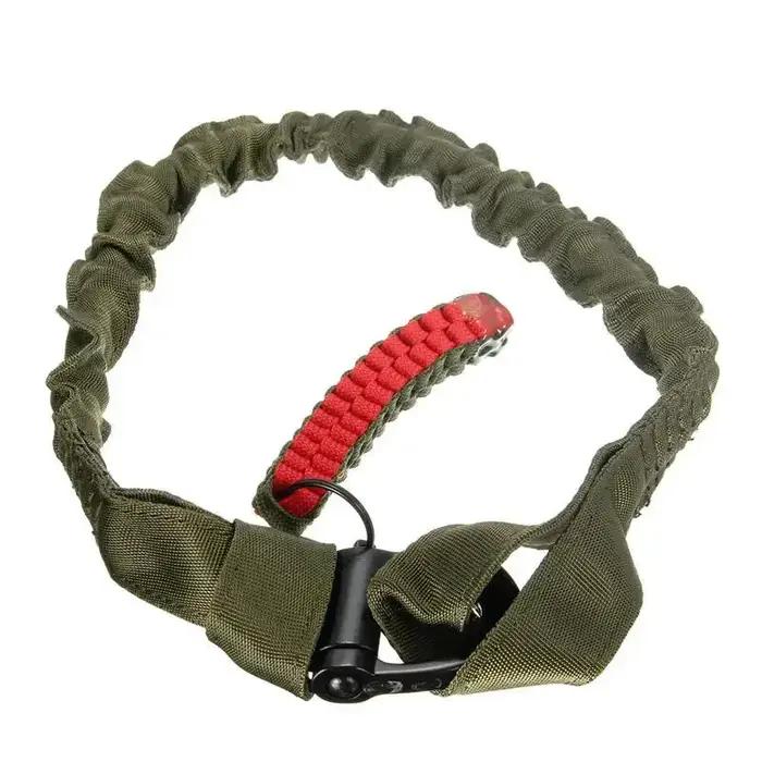 Élingue de sécurité militaire en nylon robuste pour fusil, lanière de protection tactique à dégagement rapide pour chasse en plein air