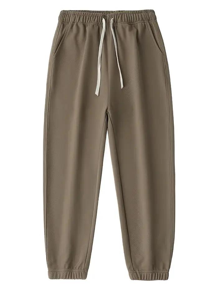 65% coton sergé Baggy décontracté survêtement pantalon hommes 380g Anti-rides vêtements de travail p