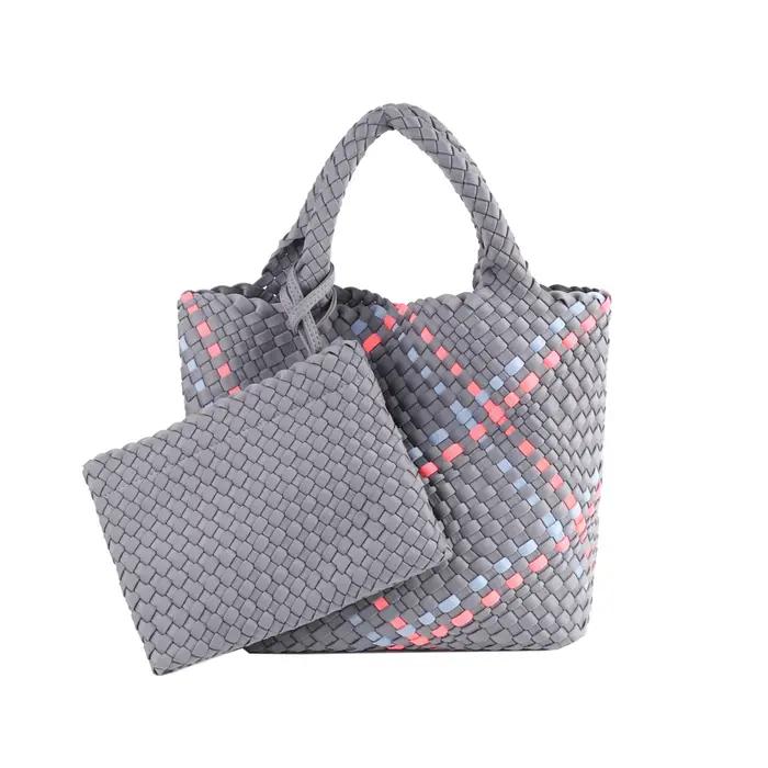 Sac tissé pour femmes, sac fourre-tout en néoprène