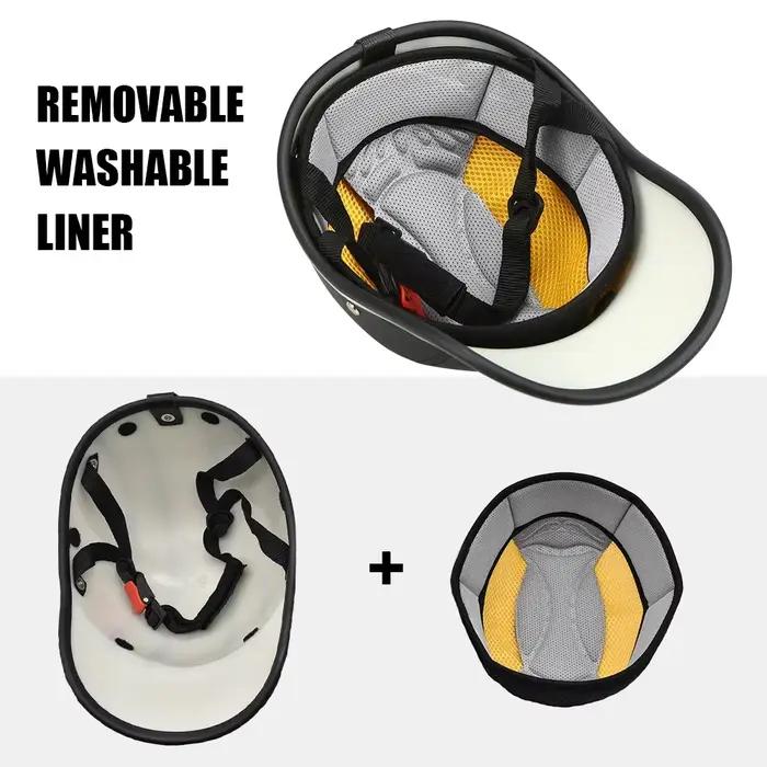 Casque de véloMoto MotocrossBicycle électriqueCasque de sécurité en cuir ABSCasque
