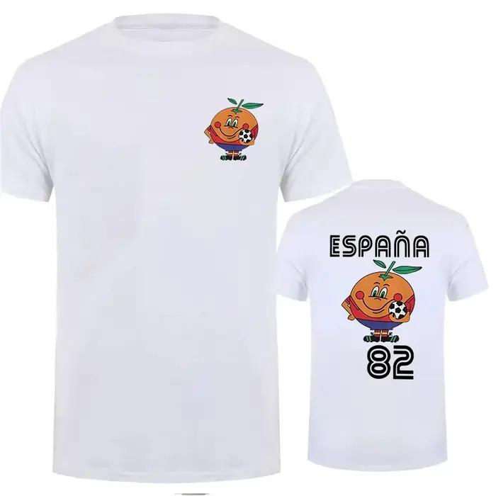 Naranjito T-Shirt hommes femmes T-Shirt col rond Espana 82 espagne mascotte 1982 Football Football T