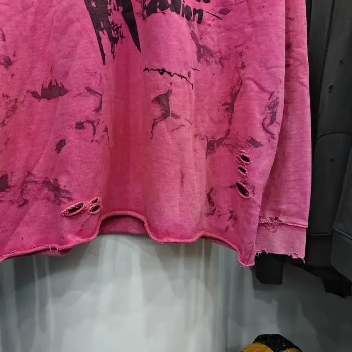 Sweat à capuche en coton Saint Col Rond vintage décontracté unisexe pour homme et femme polyvalent pour automne et hiver