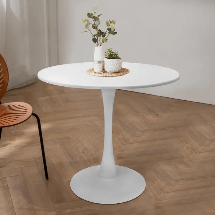 "Table Basse Blanche et Moderne Décontractée, Décoration de Salon pour la Maison"