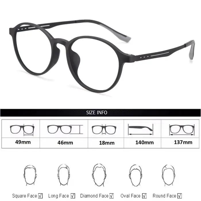 Lunettes photochromiques ultralégères en titane pour hommes et femmes, verres pour myopie, lunettes