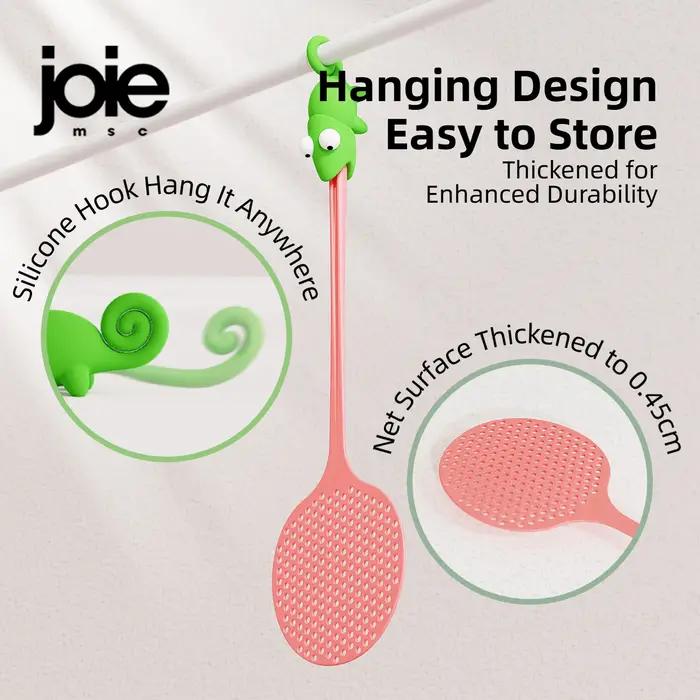 Joie caméléon tapette à mouche maille Durable en plastique longue poignée tueur de moustique multi-fonction ménage été