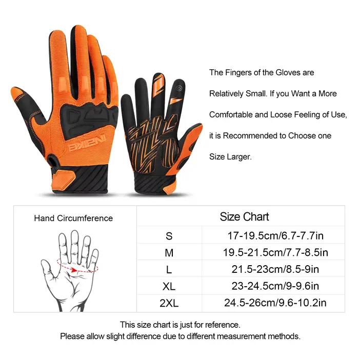 INBIKE – gants de cyclisme pour hommes, antichocs, antidérapants, pour écran tactile, pour vtt, cous
