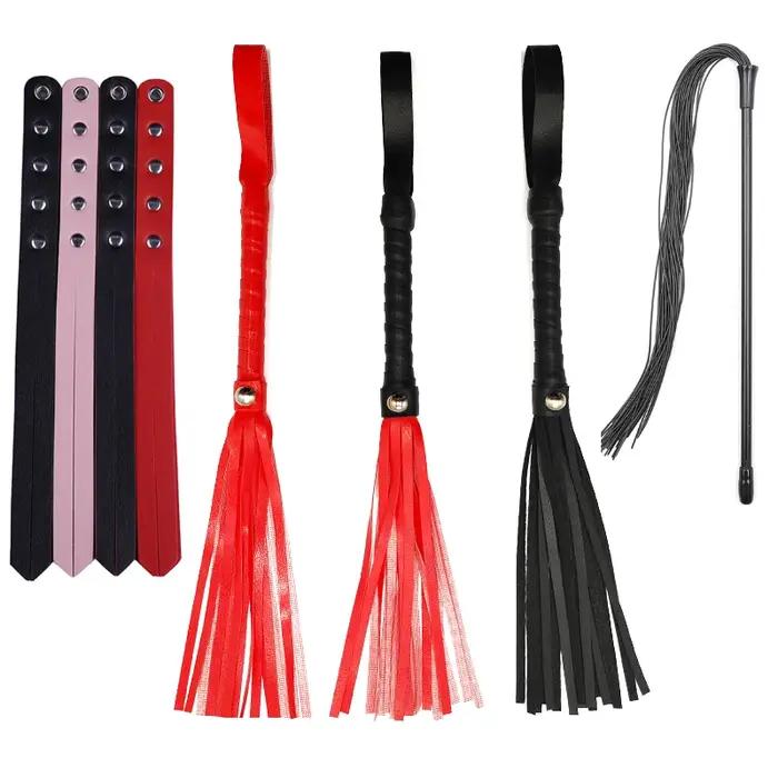 Fouet en cuir PU d'eelhoe pour entraînement équestre, contrôle précis et portabilité, convient aux cavaliers de tous niveaux, occasions spéciales et randonnées