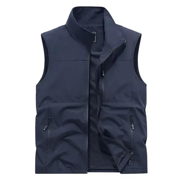 FGKKS 2024 gilet décontracté en plein air pour hommes grande poche manteau de mode conception de haute qualité vêtements