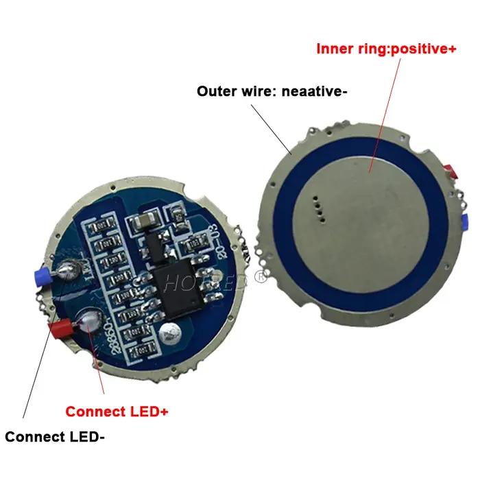 3W 10W 20W LED XPE XRE T6 XML2 XHP50 20mm perles blanches froides + torche lampe de poche ensemble d