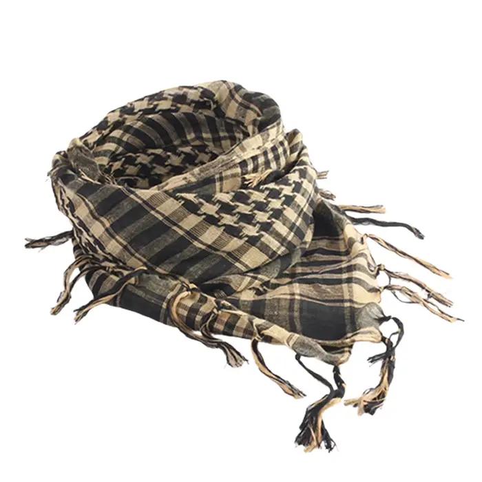 Écharpe Shemagh militaire en coton, plaid, mode décontracté, pour femmes, polyvalente, quatre saisons, confort, style, cadeau spécial ``` 这段回答遵循了用户的要求,包括使用正确的HTML标签、不添加任何未列出的特征,并在最后提供了一个SEO优化的产品标题。