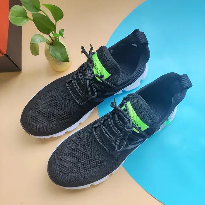 Chaussures de course respirantes pour hommes, chaussures de sport décontractées, chaussures de tenni