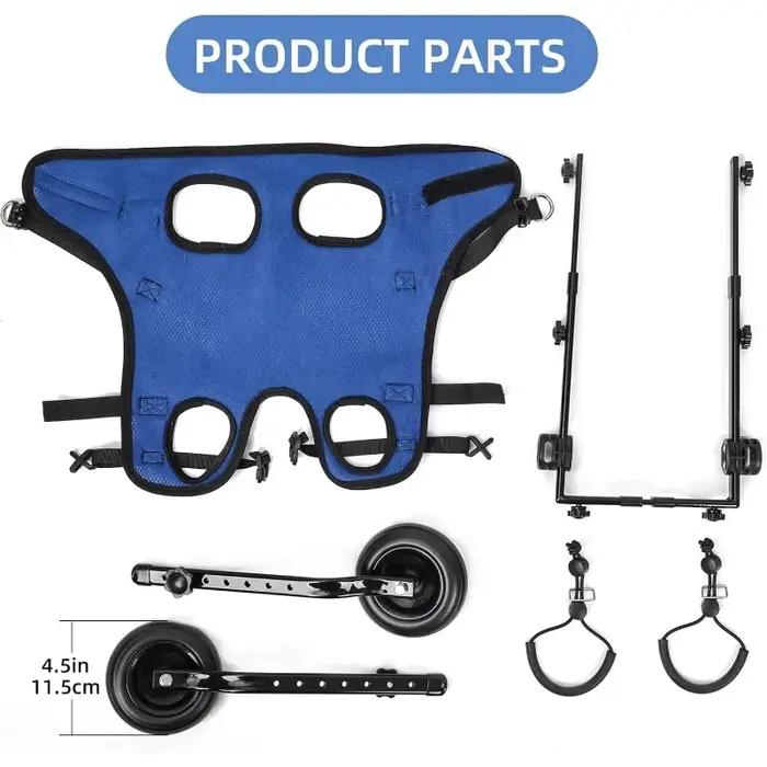Chariot de fauteuil roulant pour chien handicapé