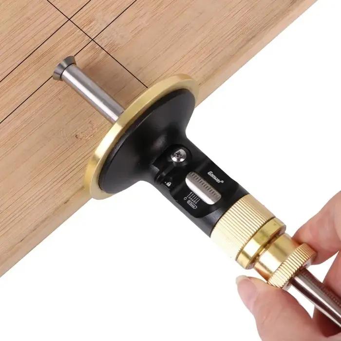 Outils de traçage de lame de style européen, ligne parallèle de menuiserie, calcul de haute précisio