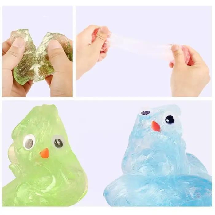 Jouets colorés de décompression liquide Non newtonien pour enfants, composé de modélisation élastiqu