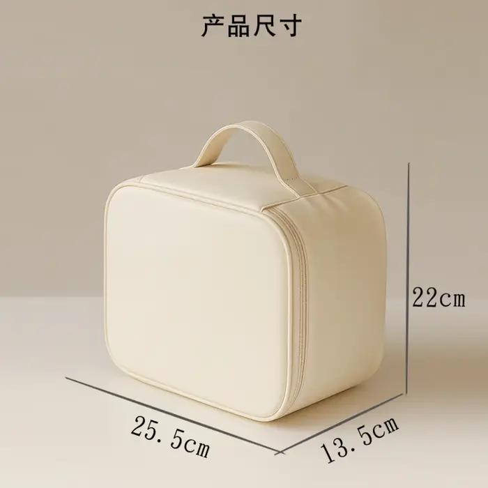 Nouvelle Trousse de Maquillage LED Haut de Gamme 2026, Grande Capacité, Sac de Voyage Portable pour