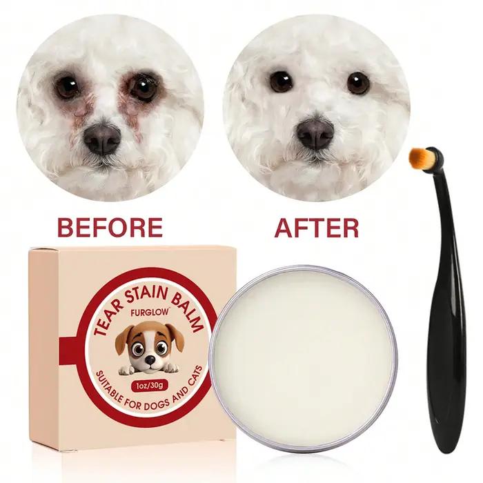 30G/1Oz, nettoyant anti-déchirure pour chiens et chats