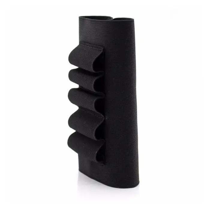 Sac de transport tactique pour cartouches de chasse en nylon noir, capacité 5 cartouches, calibre 12/20, pour chasseurs et stand de tir