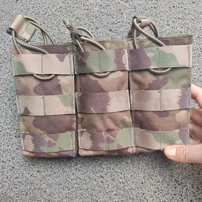 Équipement tactique camouflage Swiss TAZ16 personnalisable - housse casque et sacs chargeurs multiples