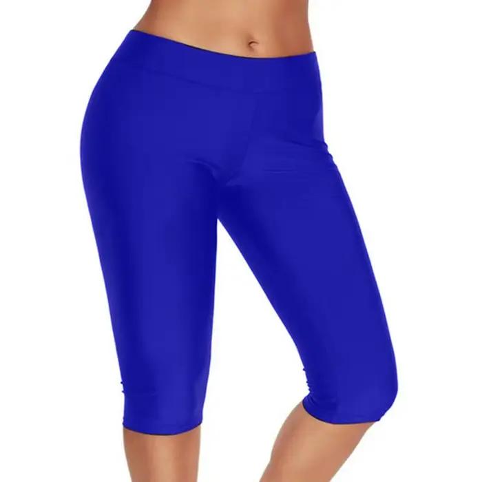 Leggings de sport élastiques taille haute pour femmes, pantalons de course à séchage rapide, courts,