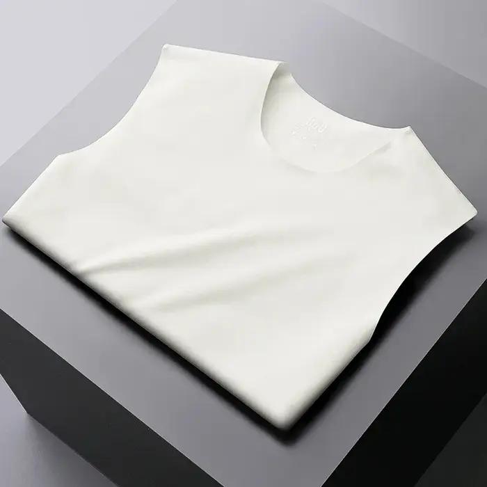 Sous-vêtements pour hommes 37 ° Gilet chauffant en Fiber et velours sans couture pour homme, chemi