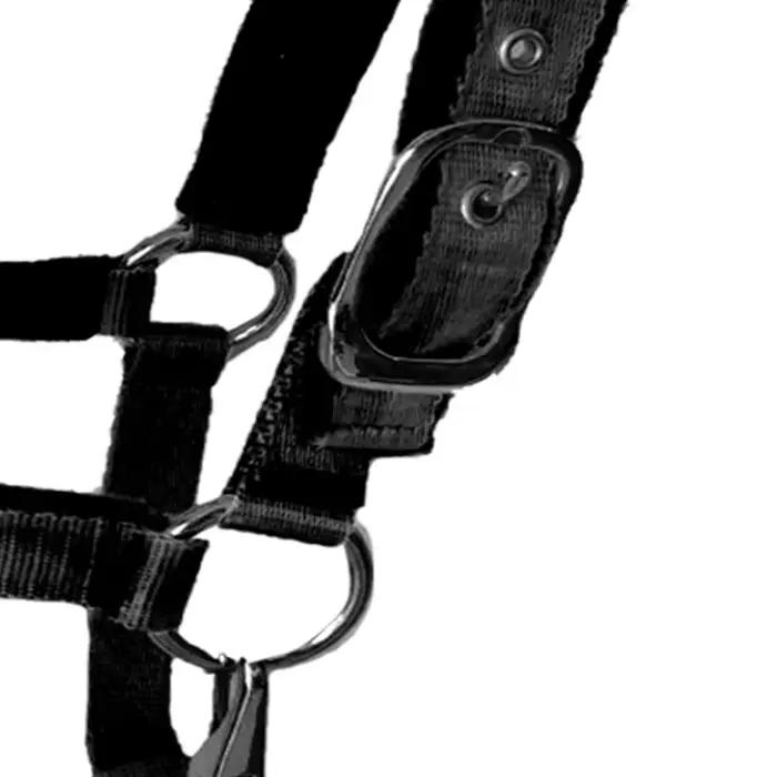 Harnais en nylon robuste rembourré pour chevaux et poneys entraînement toilettage conduite en selle occidentale multiple couleurs choix