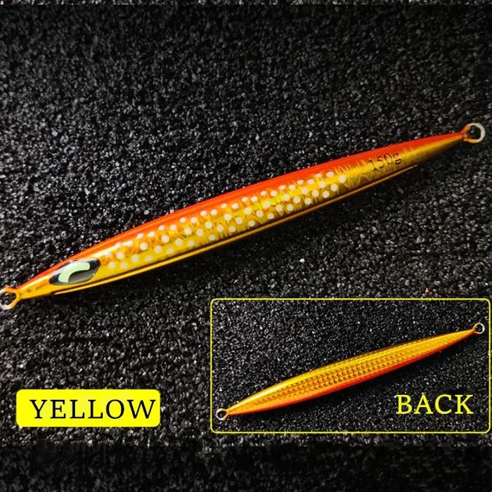 JIGGING PRO 100g 150g 200g 250g 300g Jigs métalliques pour eau salée, leurres de pêche en haute mer,