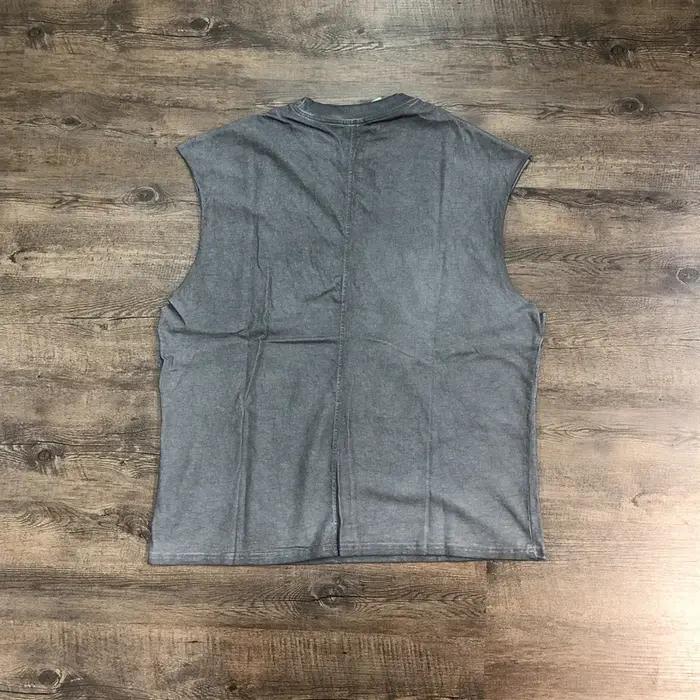 SAINT OF MICHAEL mode meilleure qualité imprimé vêtements haut décontracté été 100% coton Vintage gilet pour hommes