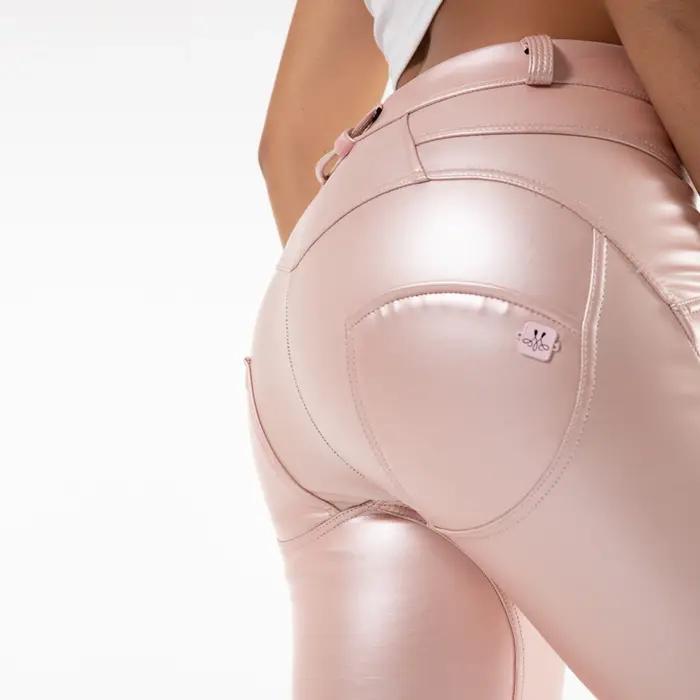 Shascullfites-Pantalon en cuir PU Melody pour femme