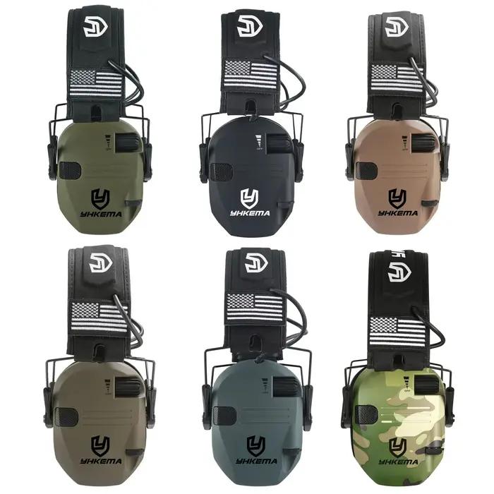 Écouteurs de tir électroniques tactiques casque antibruit pour sports de plein air amplification du son d'impact oreille de chasse nouvelle collection occasionnels chasseurs et amateurs de plein air