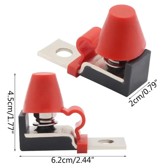 Bloc de fusibles à borne MRBF, 300a 58v-dc Max, 5/16 pouces (M8) Compact, batterie Marine D7YA