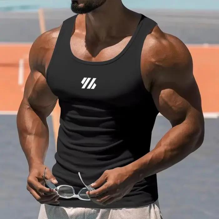 Chemise de sport élastique respirante pour hommes polyester course à pied activités de loisirs libertés de mouvement occasions spéciales