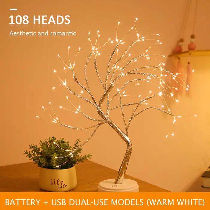 36 LED boule lampe de Table interrupteur arbre de noël fée lumière veilleuses maison bricolage fête mariage chambre déco