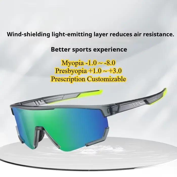 Lunettes de soleil polarisées sur ordonnance | Lunettes de sport de protection UV | Lunettes de