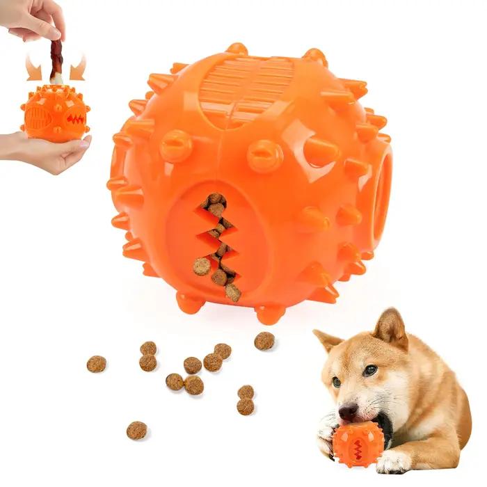Boule de distribution interactive pour friandises à mâcher pour chien