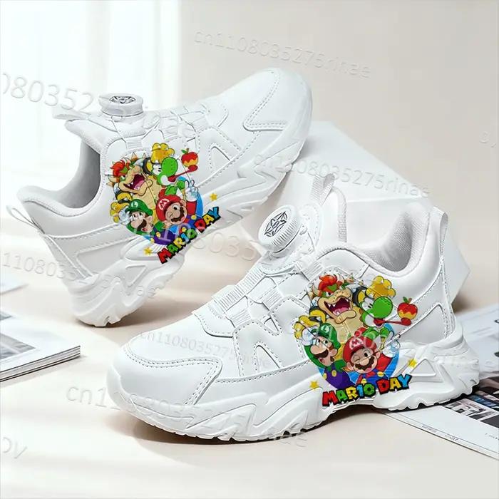Chaussures pour enfants Mario 2026, best-seller, en cuir véritable, confortables, tendance, respiran