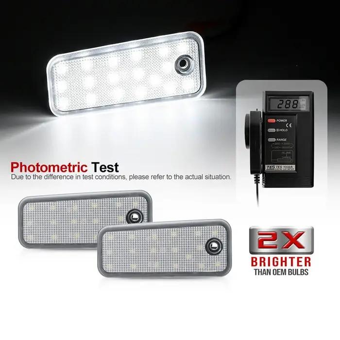 Lampe d'étiquette lumineuse de plaque d'immatriculation à 18 LED, pour Hyundai Santa Fe DM NC 2013 –