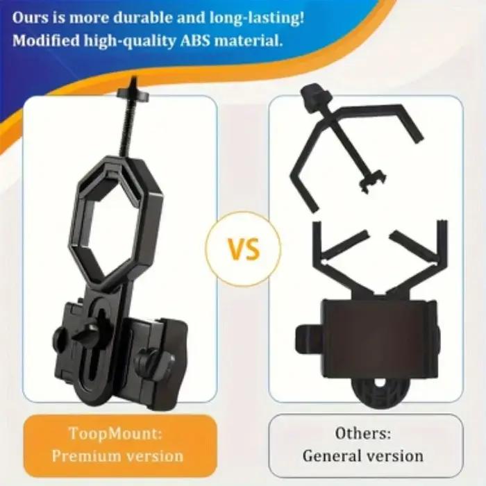 Support téléphone universel Eisgroub pour télescope observation précise distance accessoire outdoor durable