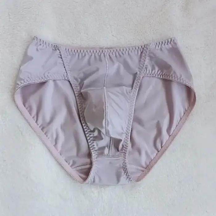 Sous-vetements erotiques sissy culotte fine soie glace coton pvc laine pour hommes occassions speciales confortable ajustement personnalisé