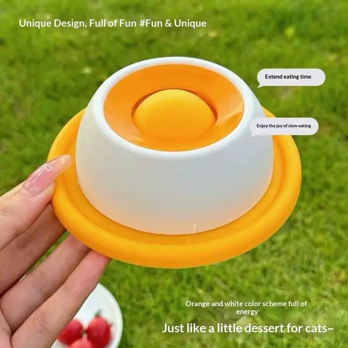 Jouets interactifs en plastique robuste pour chiens et chats, distributeur de nourriture pour entraînement et amusement, accessoire de cage pour chats, disponible en bleu et orange pour occasions spéciales